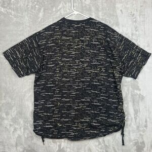 Legendary Status Mens 4XL Only God Can Judge Me Graphic Tee Black Gold Splatter